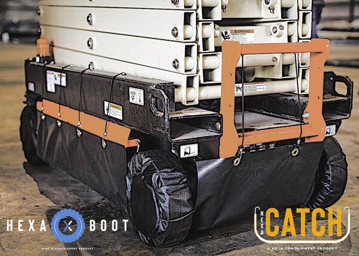 JLG G5-18A Boot Tire Covers and Catch Drip Protection – HEXA